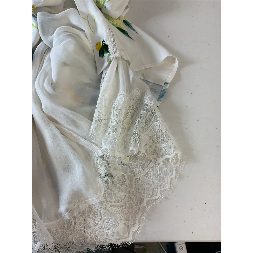 Anthropologie Lace Button-Front Slip‎ Dress Sz 2 Beach Spring Boho - Picture 7 of 12
